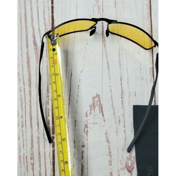 Gold Tinted Polarized Lens Brown Frame Booroot Stylish Sunglasses With Case - Picture 11 of 12